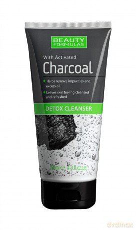Beauty Formulas Charcoal Żel do twarzy detoksykujący głęboko oczyszczający z aktywnym węglem 150 ml