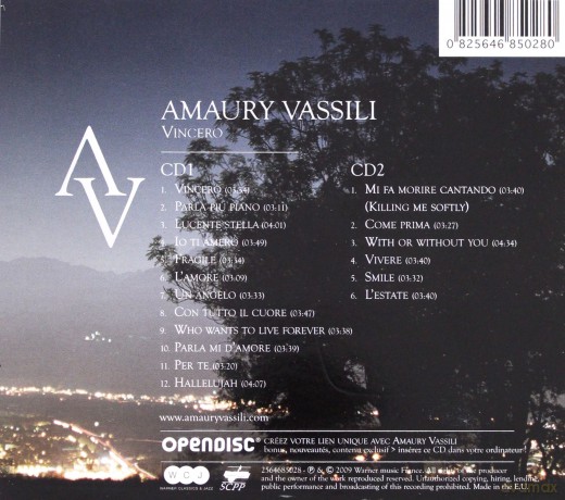 Amaury Vassili: Vincero (Deluxe Edition) (digipack) [2CD]