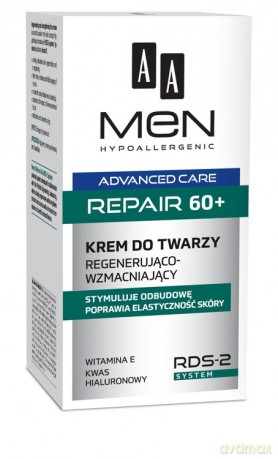 AA Men Adventure Care Krem do twarzy Repair 60+ 50 ml