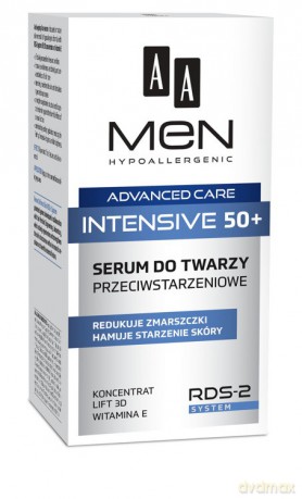 AA Men Adventure Care Serum do twarzy Intensive 50+ przeciwstarzeniowe 50 ml