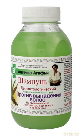 Apteczka Agafii Szampon Dermatologiczny Przeciw Wypadaniu Włosów 300 ml