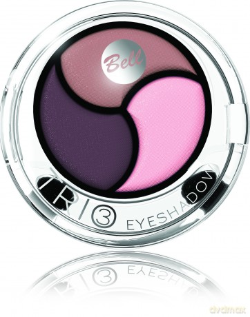 Bell Cień do powiek Trio Eyeshadow potrójny nr 03 1szt