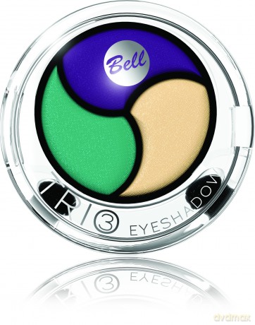 Bell Cień do powiek Trio Eyeshadow potrójny nr 04