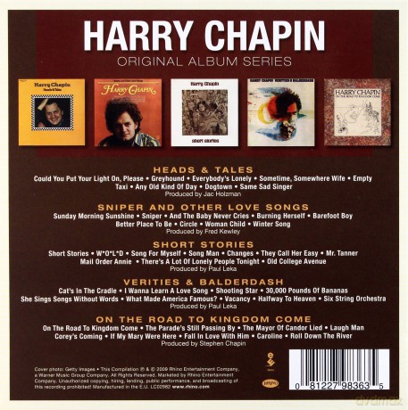 Harry Chapin: Original Album Series [BOX] [5CD]