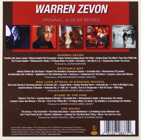 Warren Zevon: Original Album Series [BOX] [5CD]