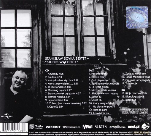 Stanisław Soyka Sextet: Studio Wąchock Sp.Ed. (digipack) [CD]+[DVD]