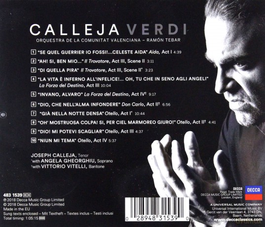 Joseph Calleja: Verdi [CD]