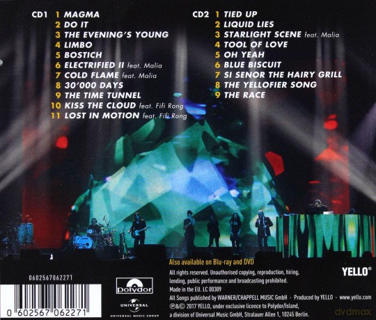 Yello: Yello 'LIVE In Berlin' [2CD]