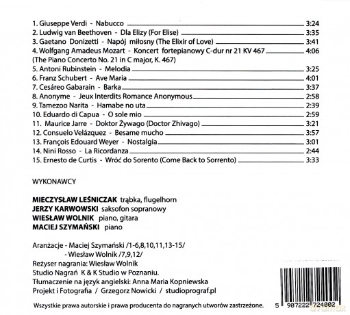 Mieczysław Leśniczak: Sentymentalna Trąbka [CD]