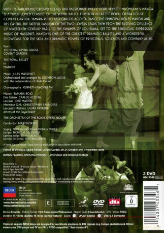 Carlos Acosta: Massenet:Manon [DVD]