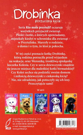 Drobinka porzucona Kicia. Kto mnie przytuli - Agnieszka Stalmaszyk [KSIĄŻKA]