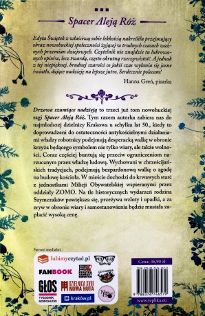 Drzewa szumiące nadzieją. Spacer Aleją Róż (Tom 3) - Edyta Świętek [KSIĄŻKA]