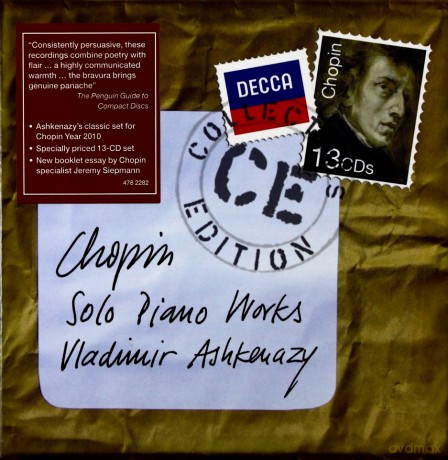 Vladimir Ashkenazy: Chopin Piano Works Collectors Edition [13CD]