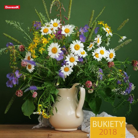 Kalendarz 2018 bukiety 30x30 [KALENDARZ]