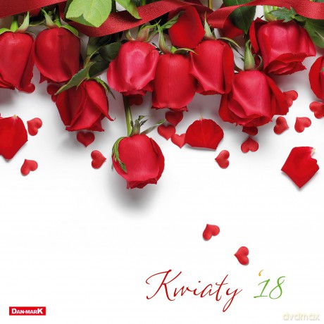 Kalendarz 2018 kwiaty 30x30 [KALENDARZ]