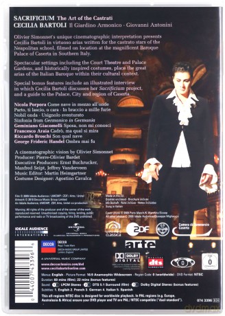 Cecilia Bartoli: Sacrificium [DVD]