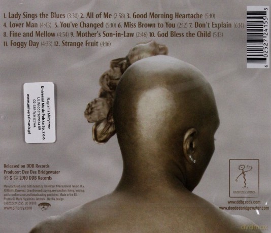 Dee Dee Bridgewater: To Billie With Love From Dee Dee [CD]