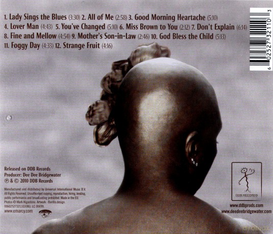 Dee Dee Bridgewater: To Billie With Love From Dee Dee (polska) [CD]