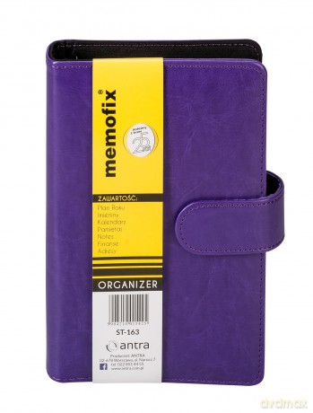 Kalendarz organizer 2018 b6 163 fiolet [KALENDARZ]