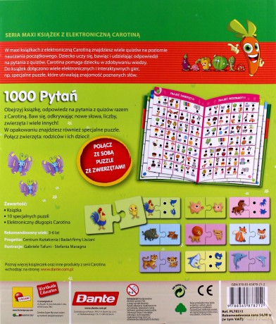 Książeczki carotiny 1000 pytań [KSIĄŻKA]