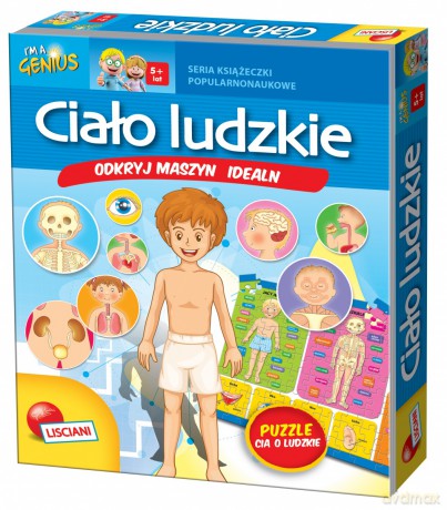Książeczki genius ciało człowieka [KSIĄŻKA]