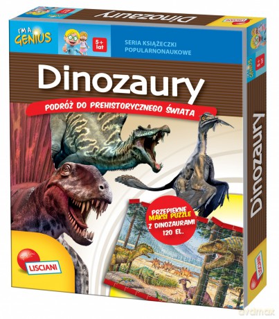 Książeczki genius dinozaury [KSIĄŻKA]