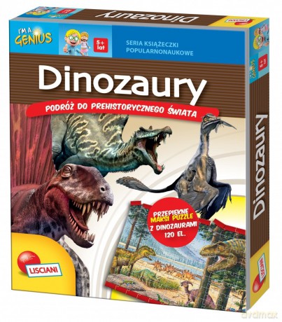 Książeczki genius dinozaury [KSIĄŻKA]