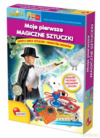 Książeczki genius pierwsze magiczne sztuczki [KSIĄŻKA]
