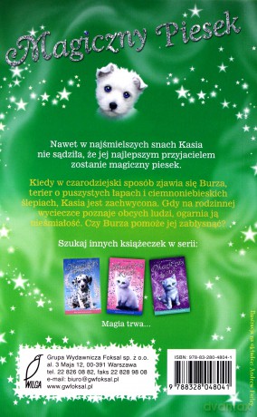 Leśny czar. Magiczny piesek - Sue Bentley [KSIĄŻKA]