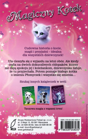 Letnia przygoda. Magiczny kotek - Sue Bentley [KSIĄŻKA]