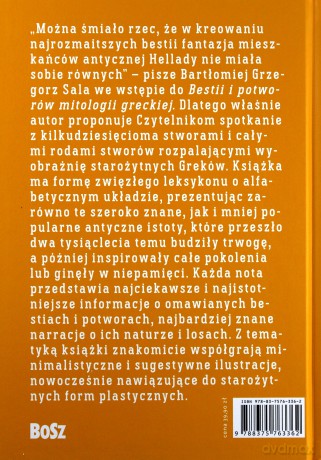 Mitologia grecka. Leksykon bestii i potworów - Bartomiej Sala [KSIĄŻKA]