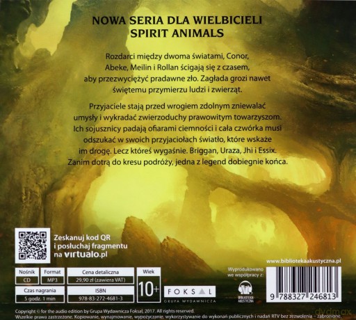 Powrót spirit animals. Upadek Bestii (Tom 3) - Varian Johnson [AUDIOBOOK]