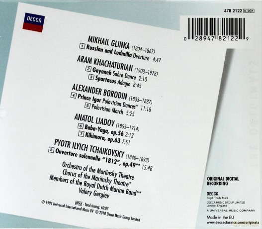 Gergiev: White Nights Romantic Russian Showpieces [CD]