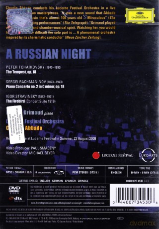 Grimaud Helene: A Russian Night (Rachmaninov,Stravinsky) [DVD]