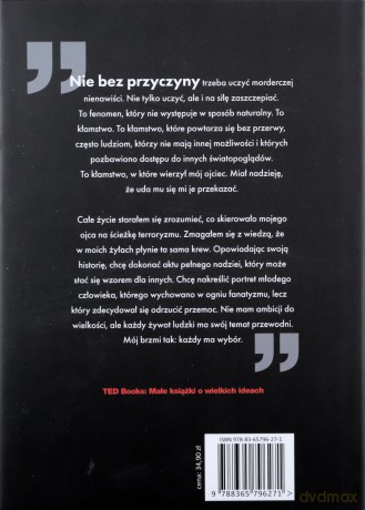 Syn terrorysty. Historia wyboru - Zak Ebrahim [KSIĄŻKA]