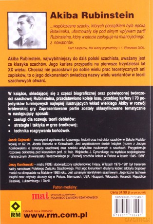 Szachy Akiba Rubinstein - Jacek Gajewski [KSIĄŻKA]