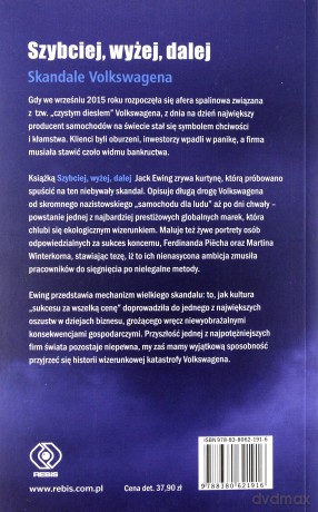 Szybciej, wyżej, dalej. Skandale Volkswagena - Jack Ewing [KSIĄŻKA]