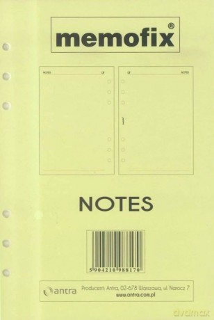 Wkład A5 mem notes [KALENDARZ]