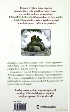 Wszystkie przygody żabka i ropucha - Arnold Lobel [KSIĄŻKA]