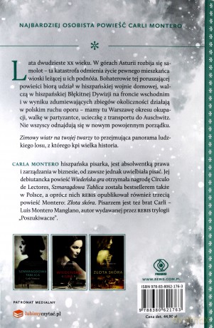 Zimowy wiatr na twojej twarzy - Carla Montero [KSIĄŻKA]