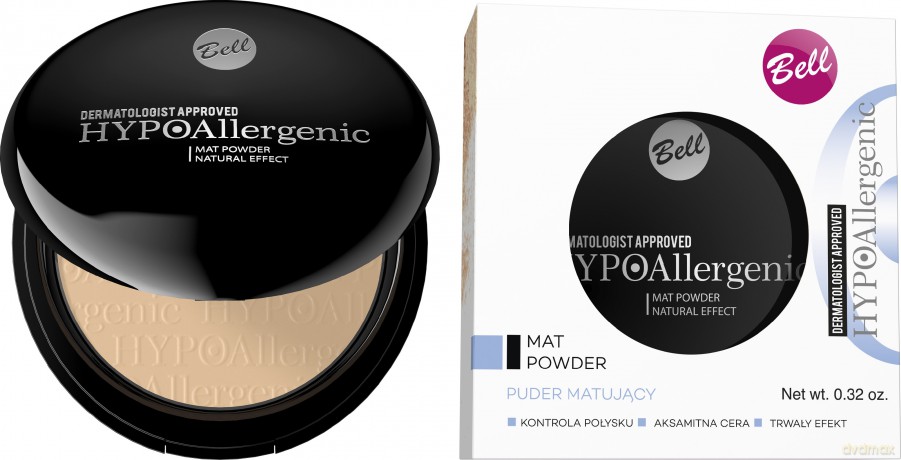 Bell Hypoallergenic Puder matujący w kamieniu nr 04 9g