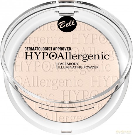 Bell Hypoallergenic Puder rozświetlający do twarzy i ciała nr 01 6g