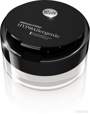 Bell Hypoallergenic Puder sypki transparentny Transparent Mat nr 01 1 szt