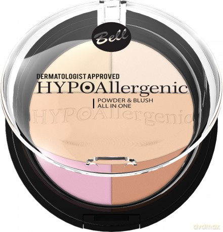 Bell Hypoallergenic Puder z różem prasowany nr 01 11g
