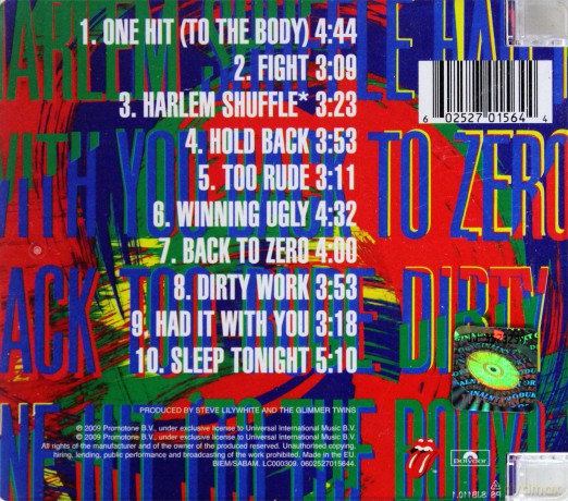The Rolling Stones: Dirty Work (Remastered 2009) [CD]