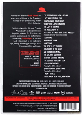 Frank Sinatra: Concert For The Americas [DVD]