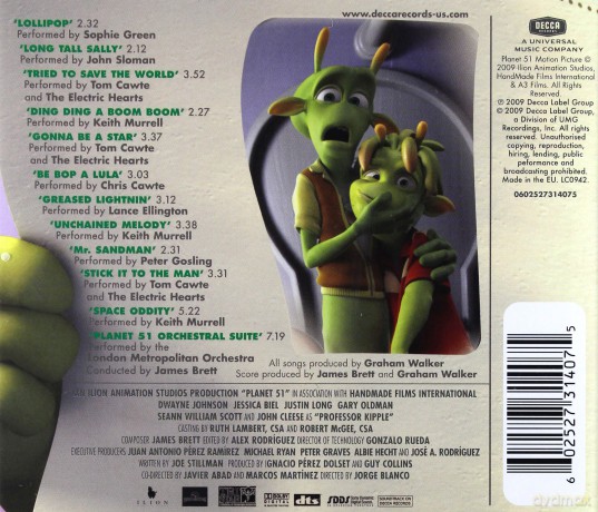 Planet 51 soundtrack (Planeta 51) (PL) [CD]