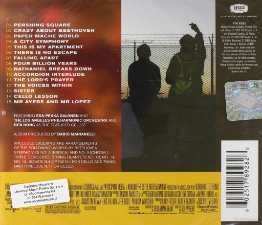 The Soloist soundtrack (Solista) [CD]