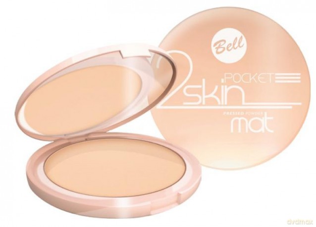 Bell Puder matujący "2 Skin" Pocket nr 041 transparent prasowany 9g