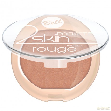 Bell Róż do policzków "2 Skin" Pocket Rouge nr 054 4. g